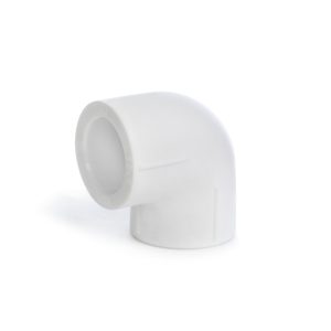 Угольник равносторонний Fusitek 90 полипропиленовый Белый