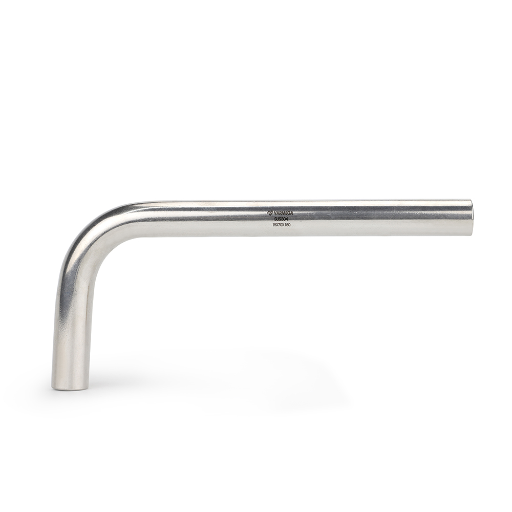 Отвод Varmega Inox Press 90 безраструбный