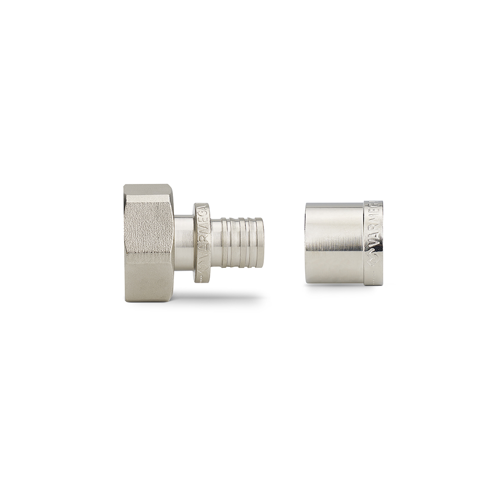 Муфта евроконус Varmega VM517 с накидной гайкой в комплекте с гильзой — изображение 2