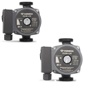 Циркуляционныи насос Varmega Basic с “мокрым” ротором, без гаек, с кабелем