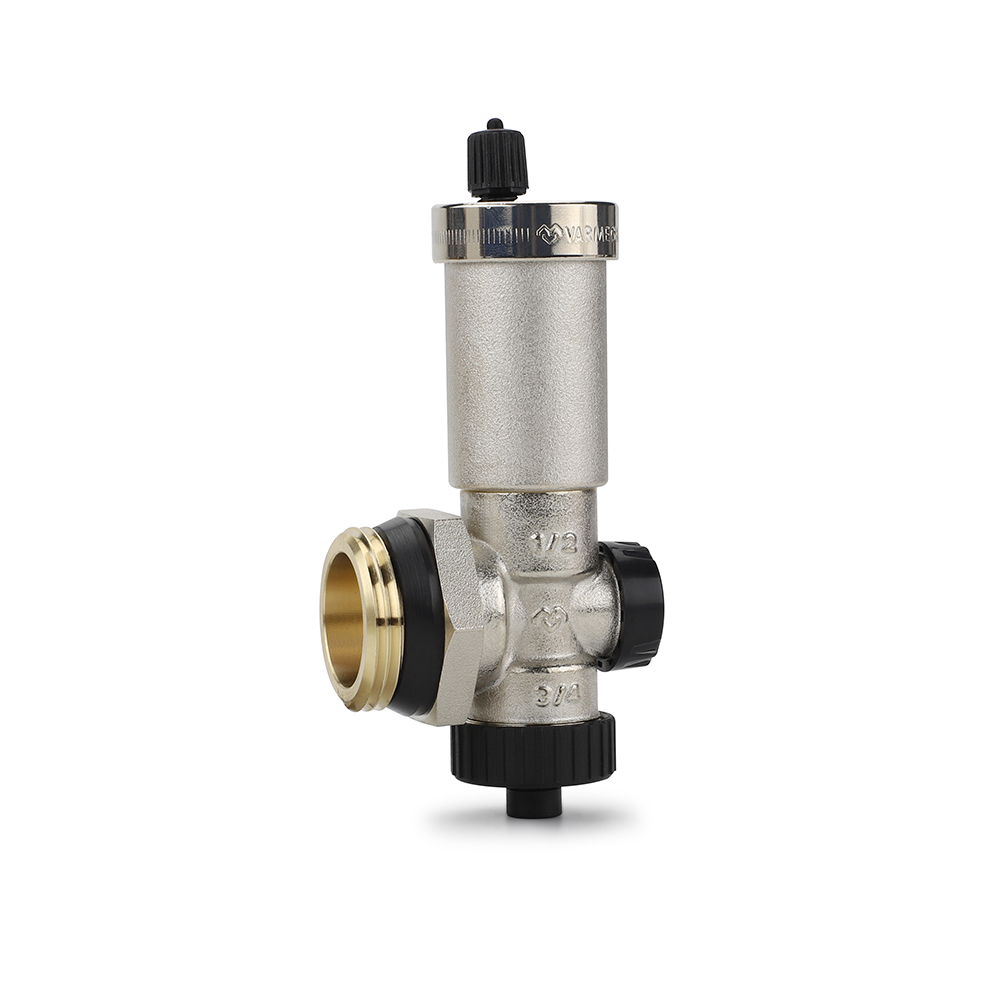 Концевая группа Varmega VM159 с дренажным вентилем и автоматическим воздухоотводчиком — изображение 2