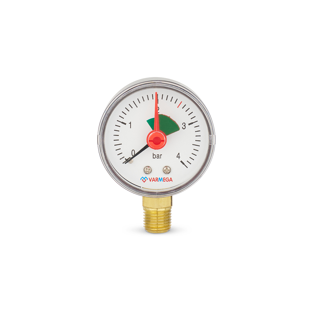 Манометр радиальныи Varmega НР с указателем предела